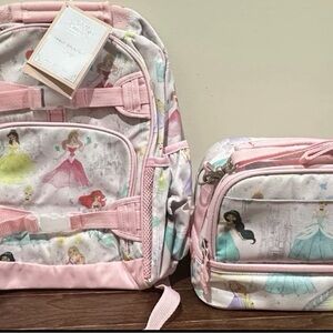 Pottery Barn Kids Princess Backpack and Lunch Bag -